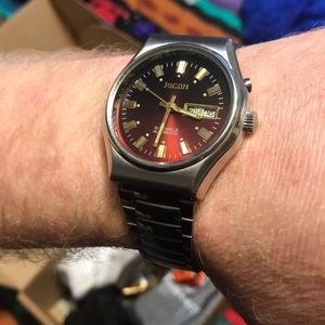 Vintage Ricoh mechanical automatic wristwatch